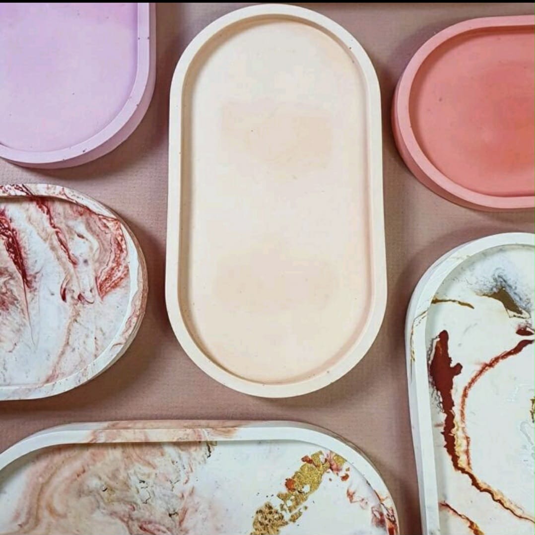 Moldes de caucho de silicona para crear base para velas, bricolaje, molde de resina de yeso de hormigón, artesanía de decoración del hogar