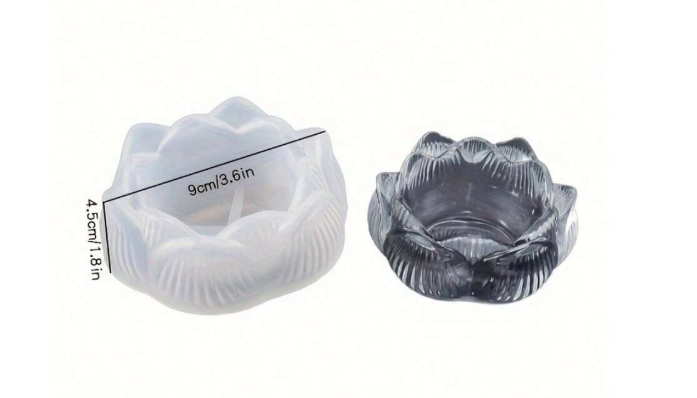 Molde de Silicona Flor de Loto