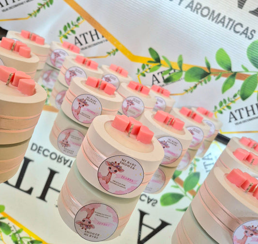 Vela circular con corazones