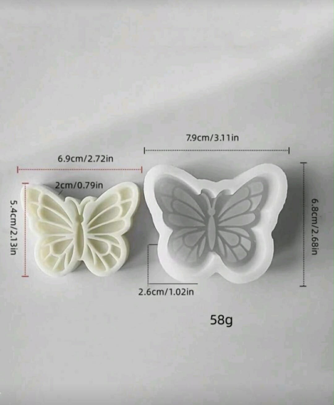 Moldes de silicona para Mariposas, bricolaje, mariposa, vela centrada, molde de resina de yeso de hormigón, artesanía de decoración del hogar