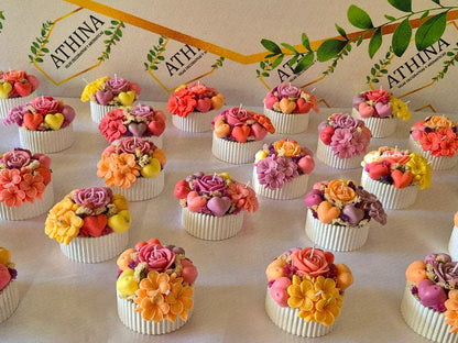 Bouquet decorativo aromatico base joyero