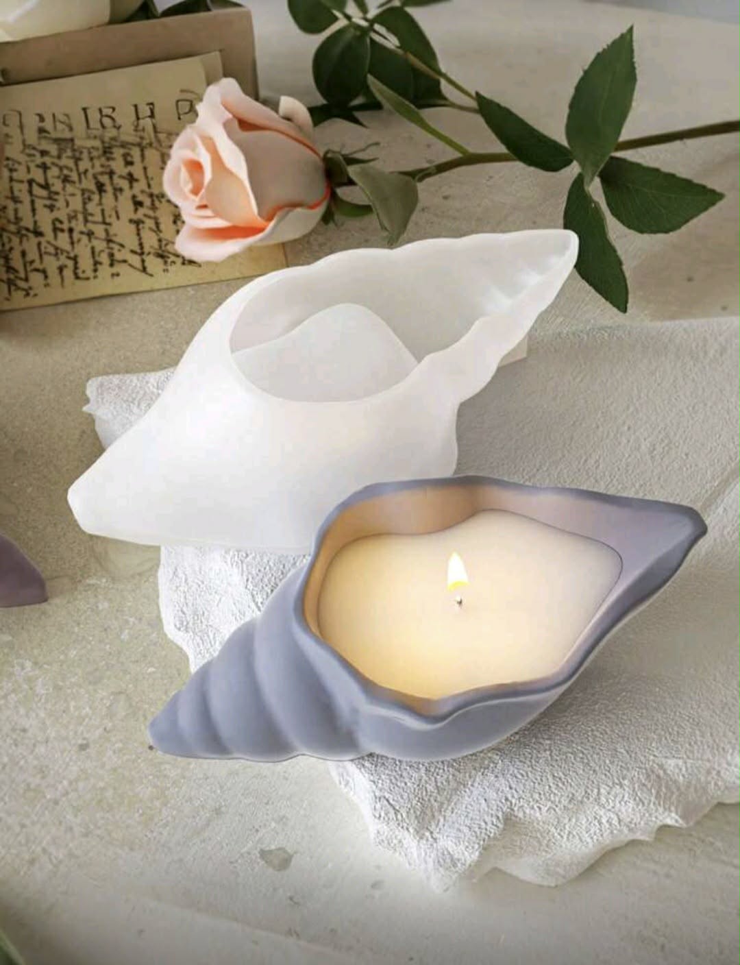 Molde de silicona de f caracol marino