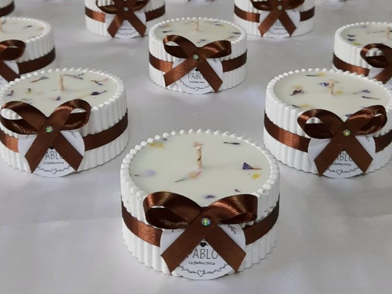 Vela decorativa en forma de Joyero