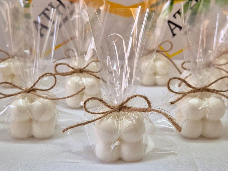 Bubble Candle Chica en celofán