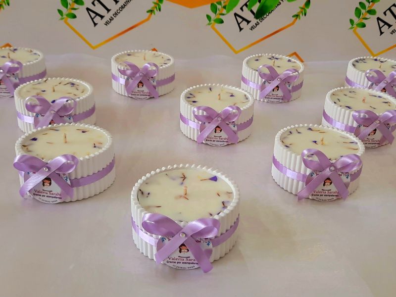 Vela decorativa en forma de Joyero